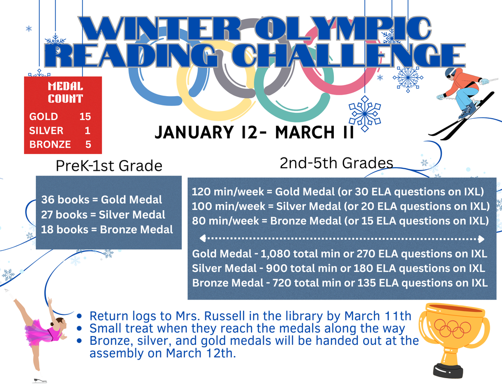 winter olympic reading challenge
