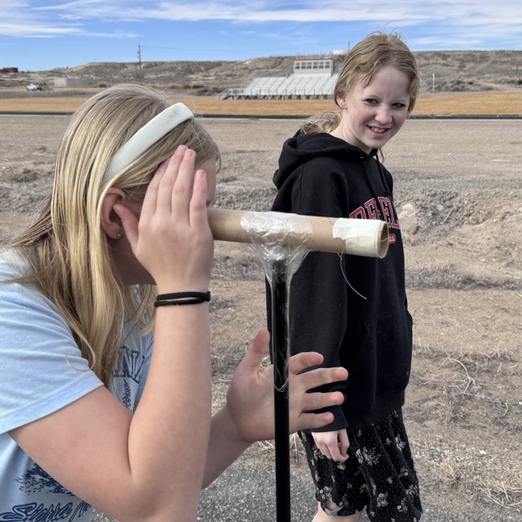 Looking through the device  