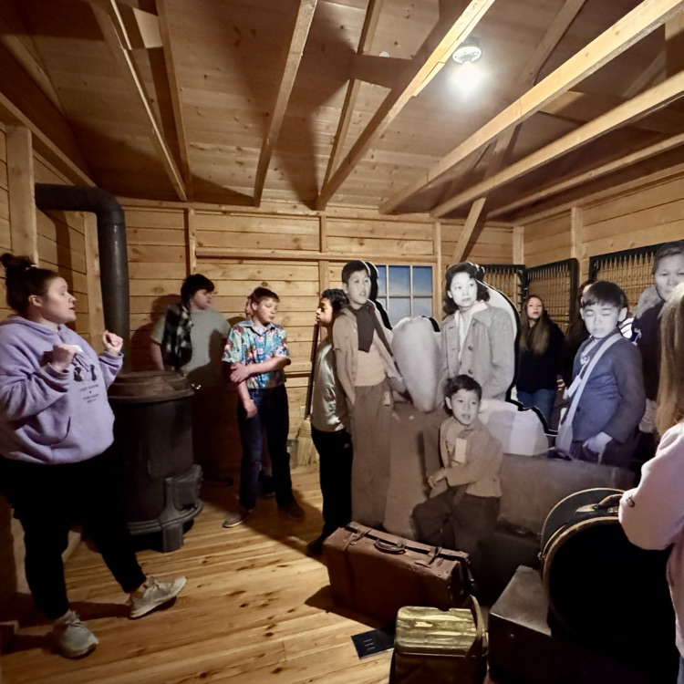 Learning about the size of their rooms.  