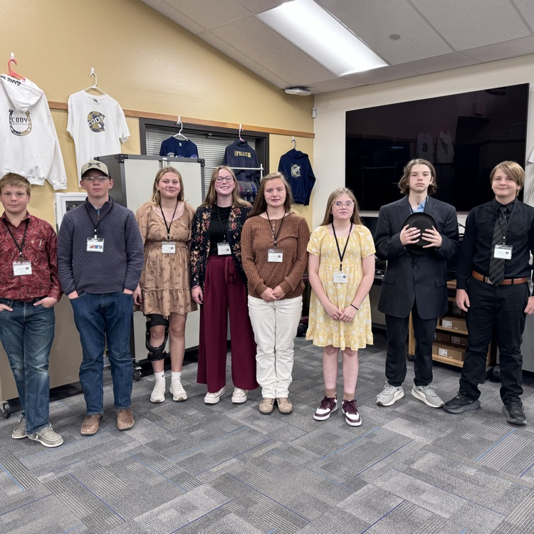 Our Middle School regional Knowledge Bowl team.  