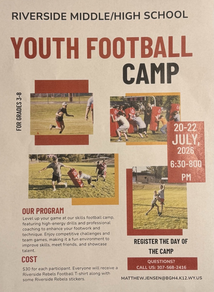Updated Football Camp Poster