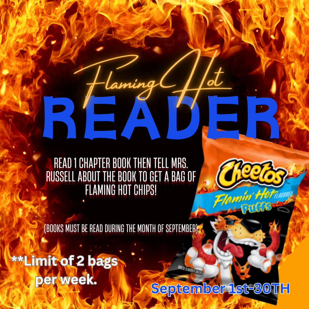 Flaming Hot Reader Month