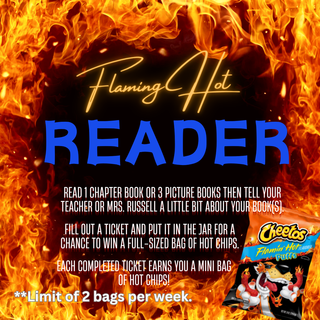 Flaming Hot Reader Month