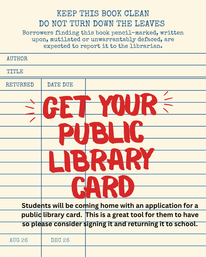 Public Library Card