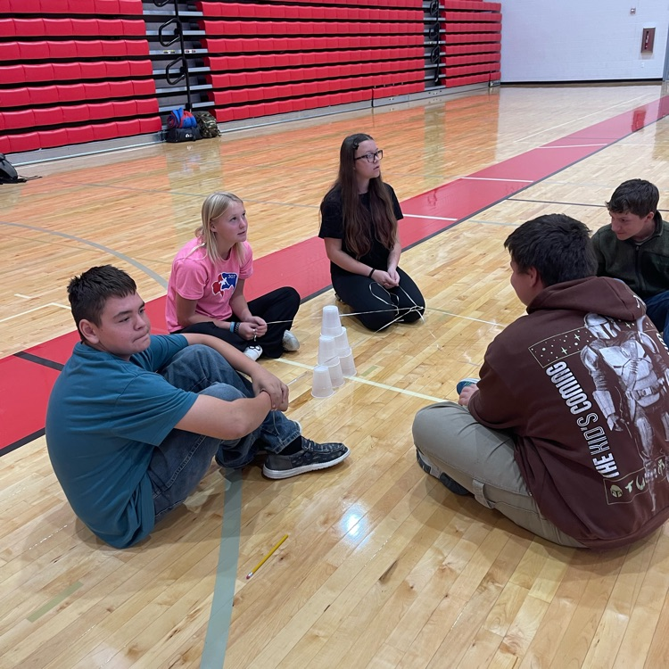 8th grade backpacking - team building!