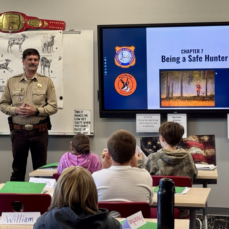 Cody’s Sheriff helping our kids.  