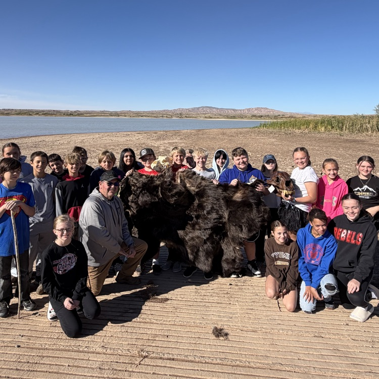 blm presenter and 7th graders
