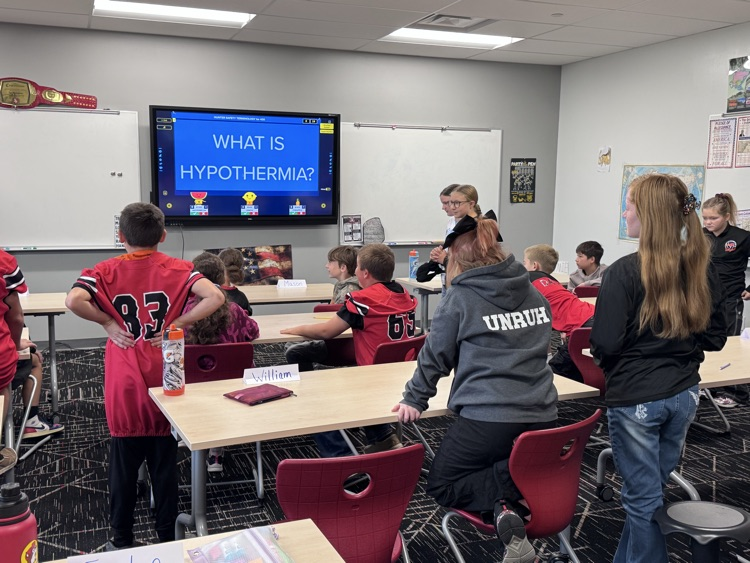 Getting prepared for their final test.   