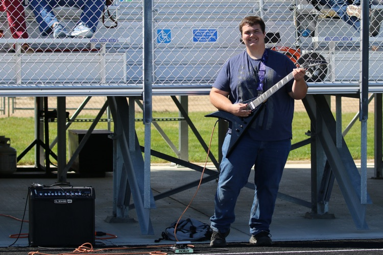 Tavern played the National Anthem.  