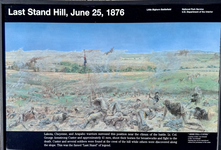 Last Stand Hill information.  