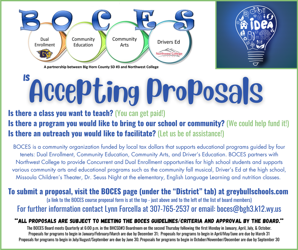 BOCES Promo poster