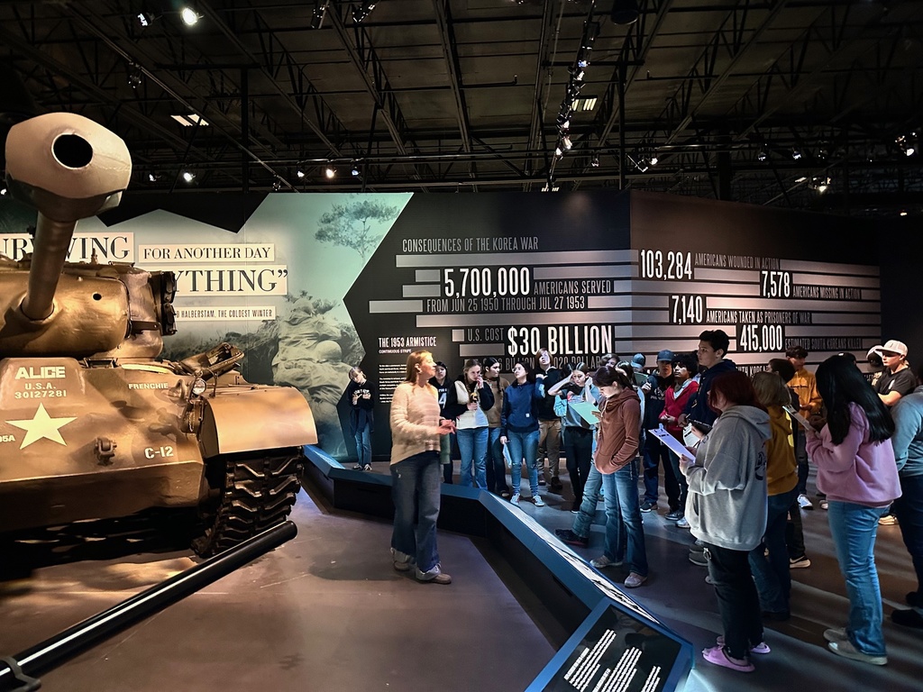 Military Museum in Dubois/8th grade trip