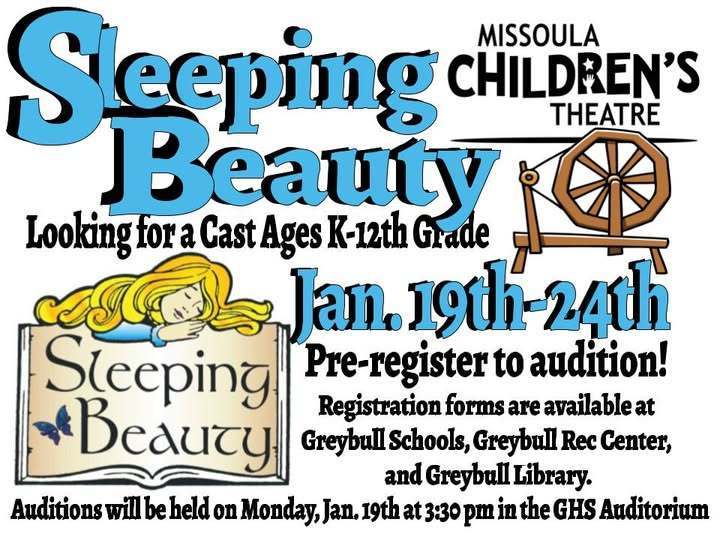 Information concerning the Missoula Children's Theatre Production of Sleeping Beatuy