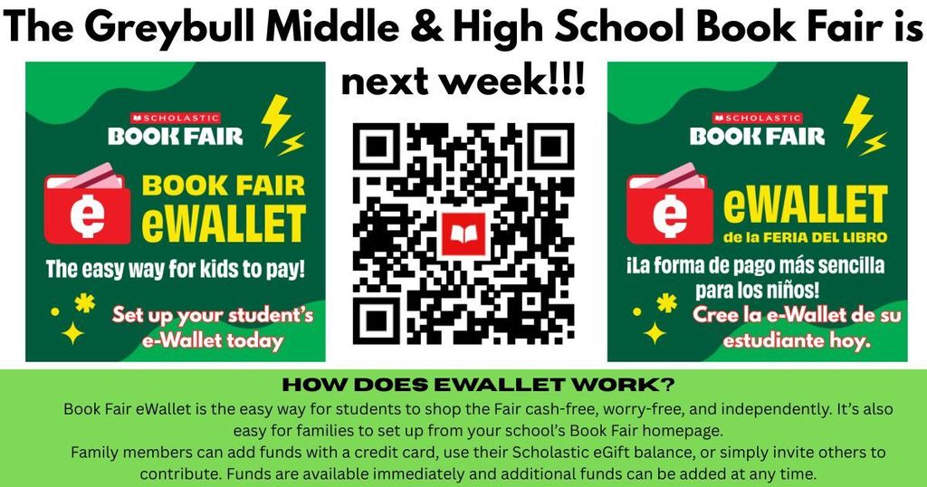 Details on using the Book Fair eWallet.