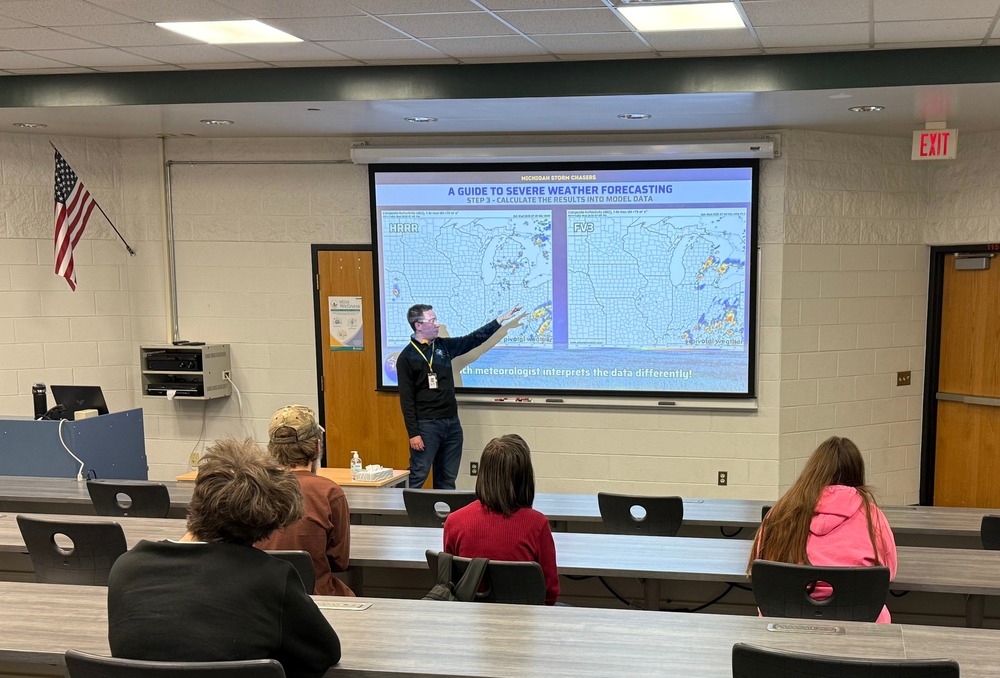 Michigan Storm Chaser Visits BRHS