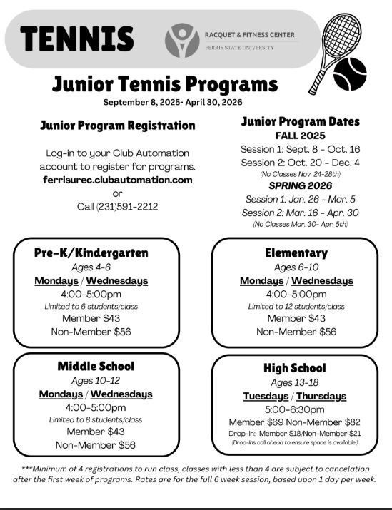 Junior Tennis Programs