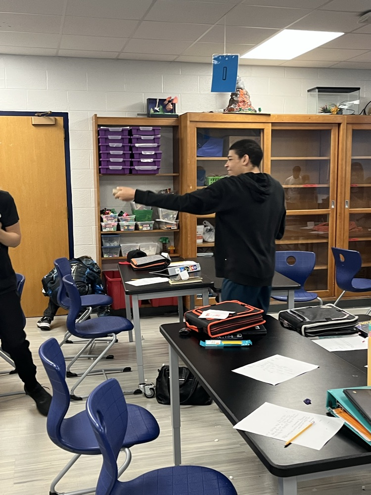student in class activities 