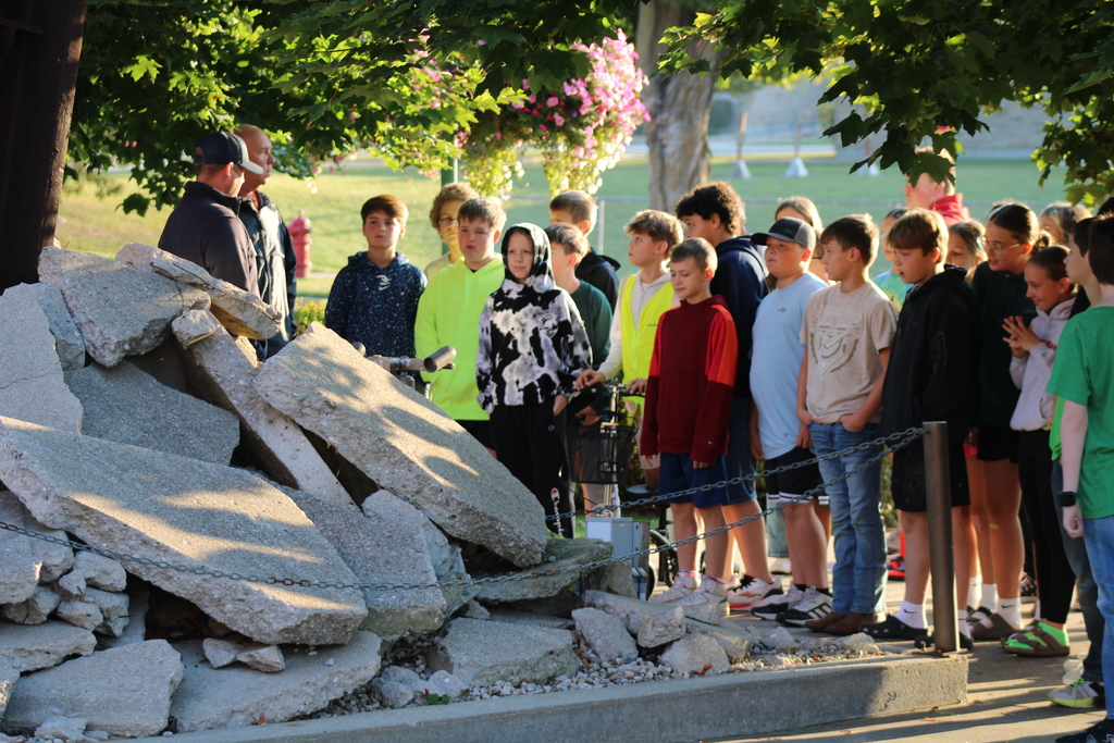 BRMS 6th Graders visiting the 9/11 Memorial