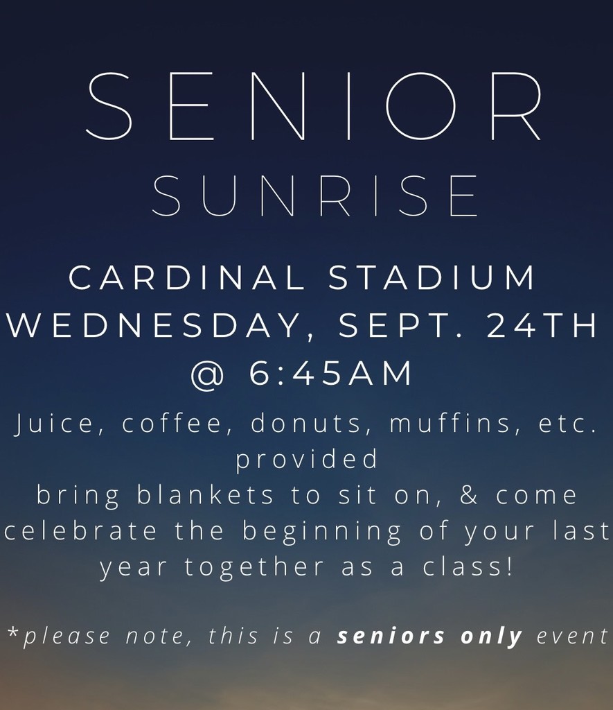 senior sunrise