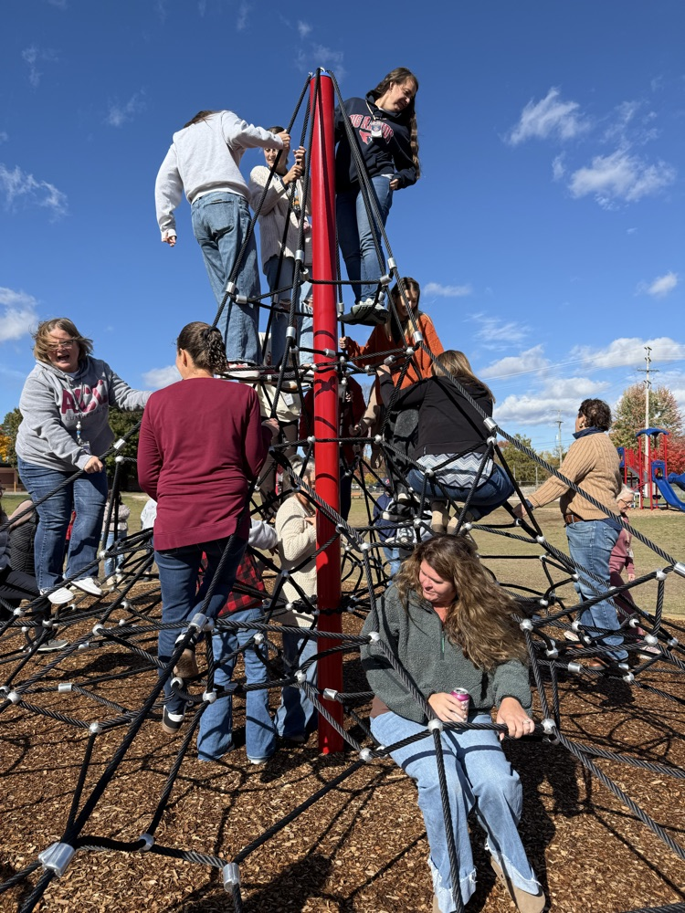 new playground equipment at RV