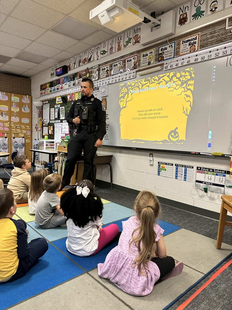 officer Torres with class