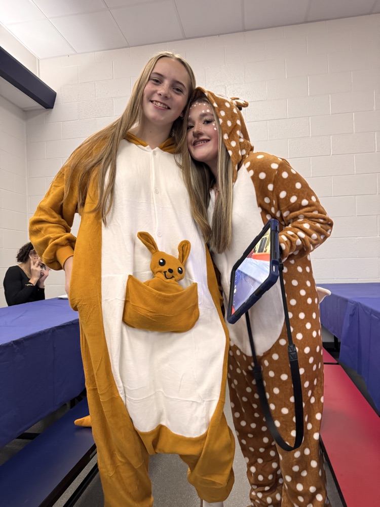 Students in costume