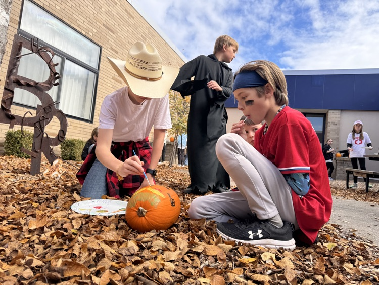 Students in costume