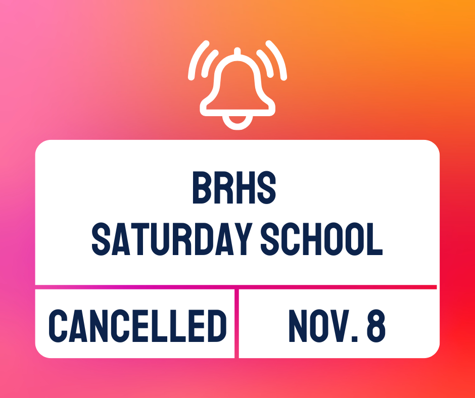 No Saturday school November 8, 2025