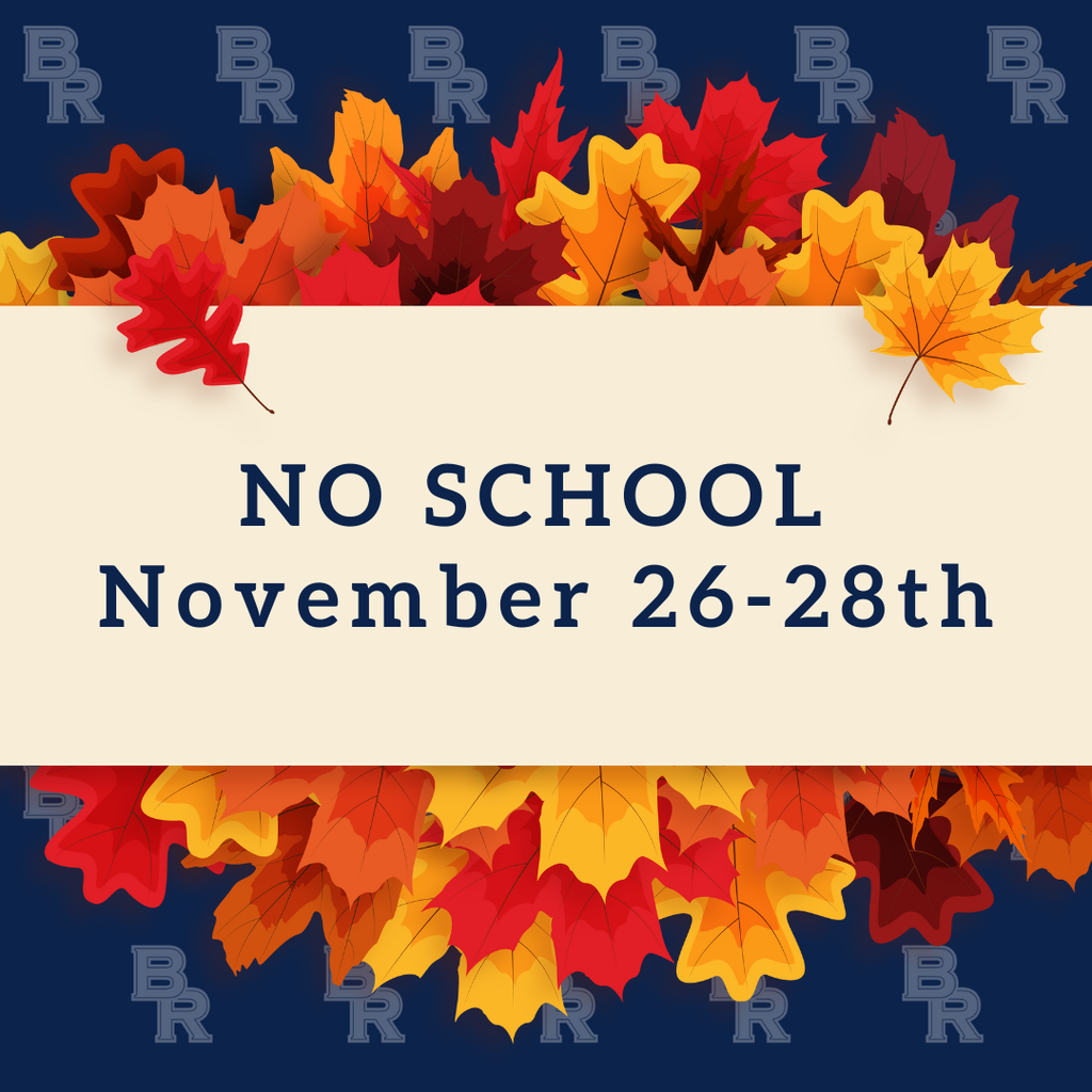 No School November 26-28