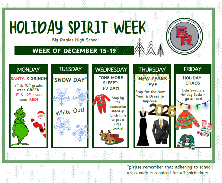 holiday spirit week