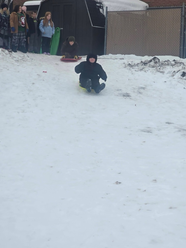 sledding