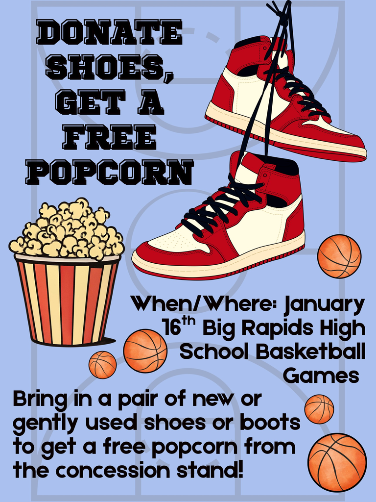 Donate Shoes - Get Popcorn - January 16th