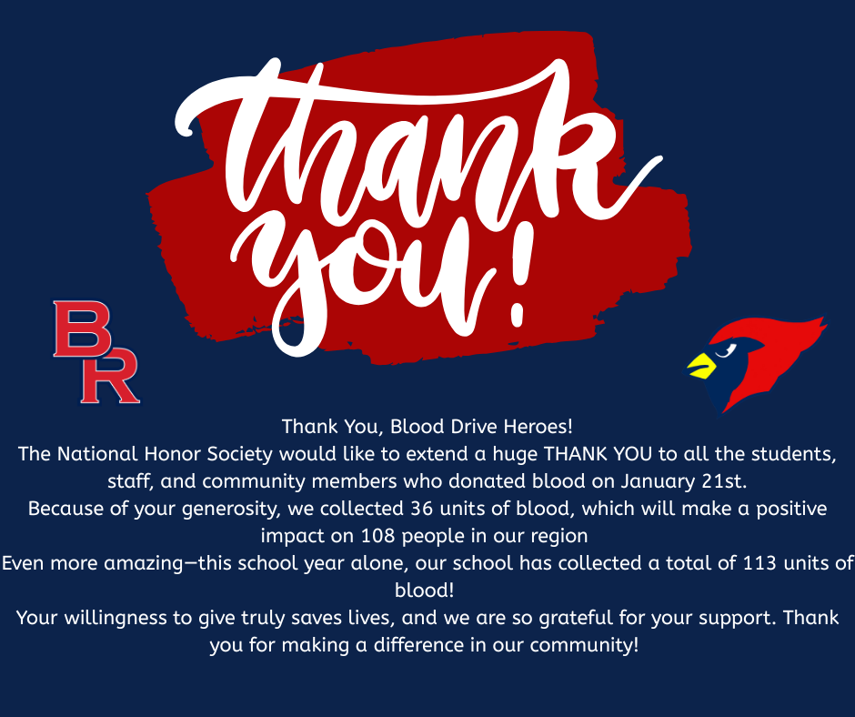 blood drive thank you