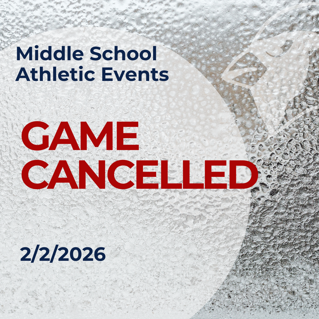 BRMS GAME CANCELLED 2-2-26