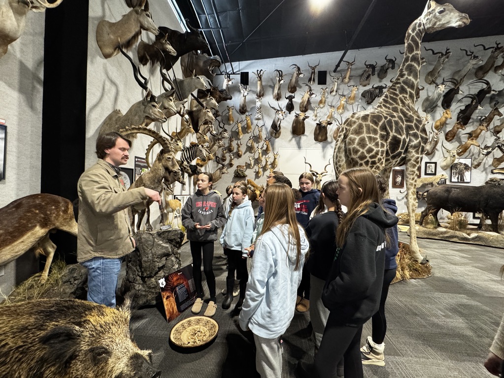 Student at wildlife center
