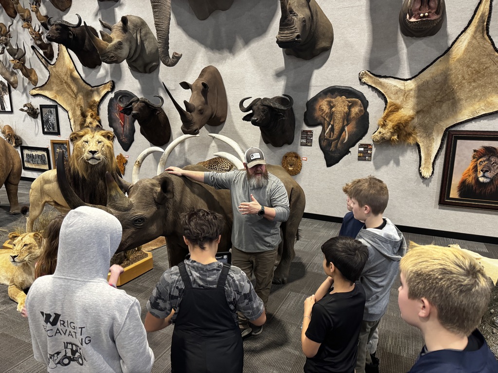 Student at wildlife center