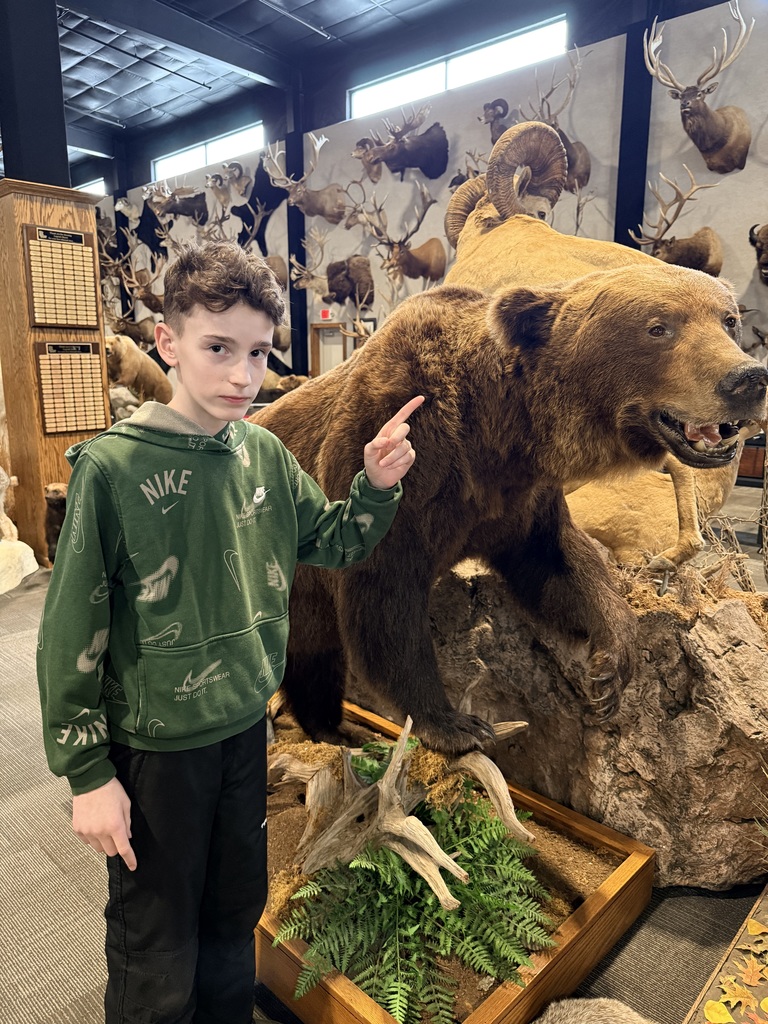 Student at wildlife center