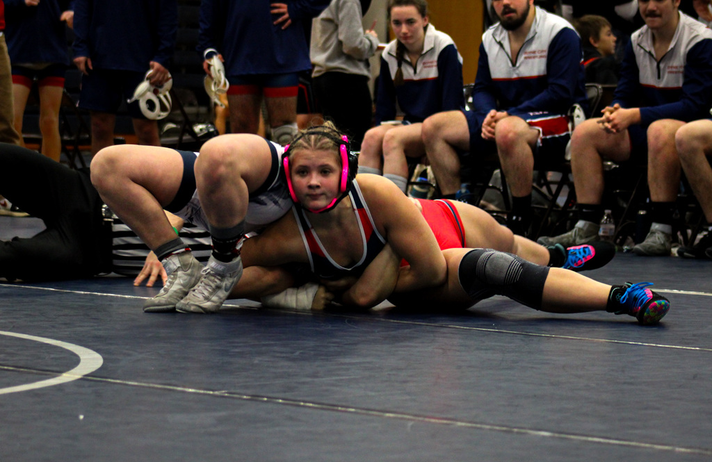 Aaliyah Langell wrestling