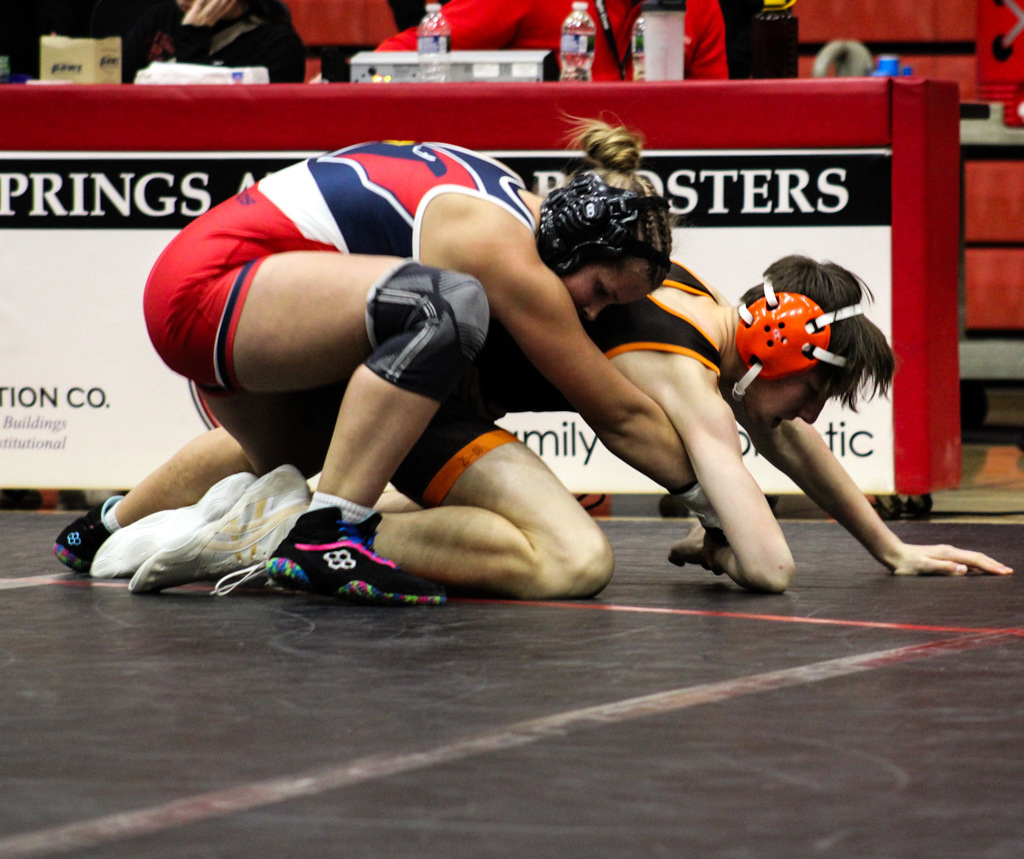 Aaliyah Langell wrestling