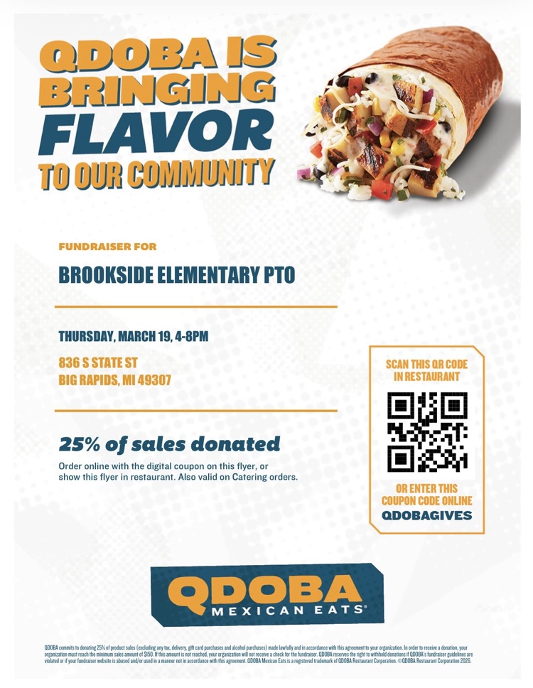 QDOBA fundraiser 3/19