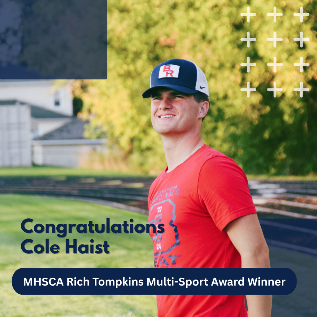 MHSCA Rich Tompkins Multi-Sport Award Winner - Congratulations Cole Haist - picture of Cole Haist