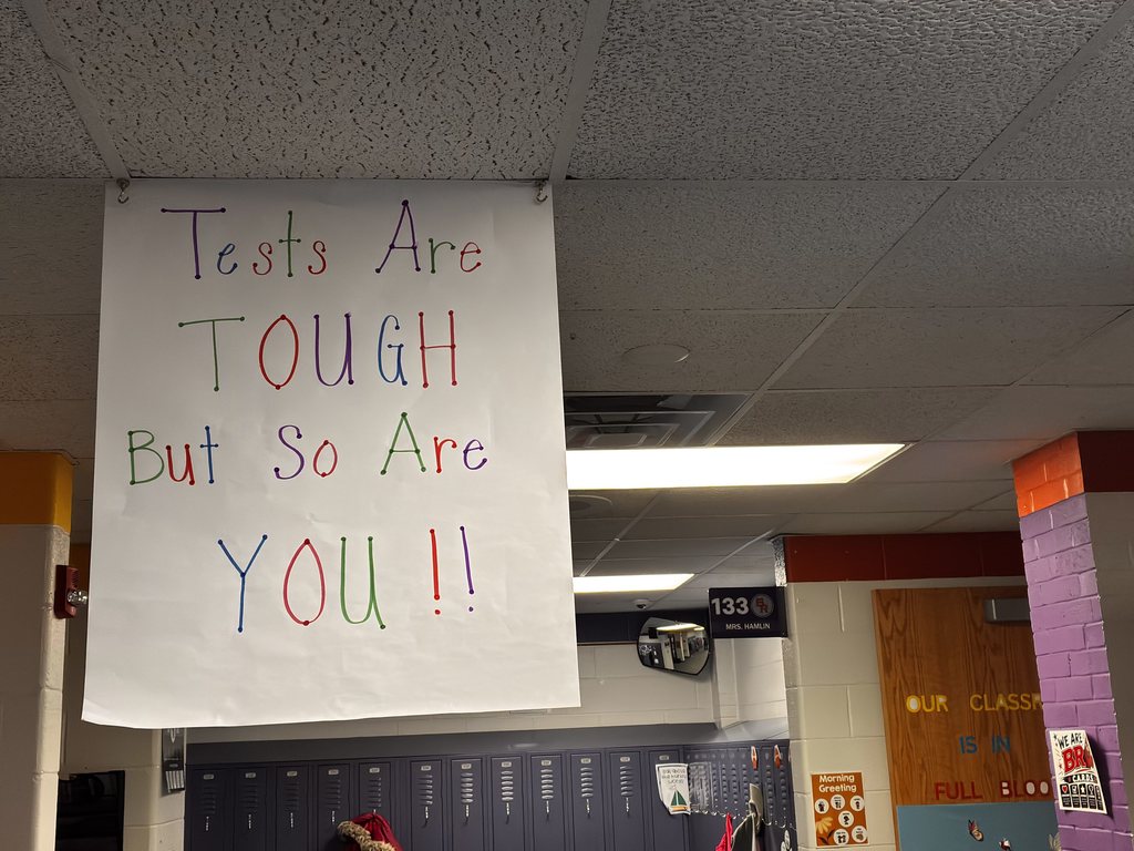 tests are Tough but so are you!
