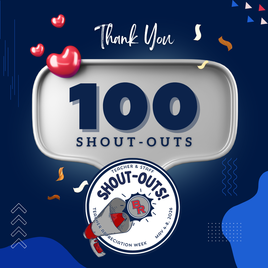 100 Shout-Outs with the Shout-Outs logo - Thank you!