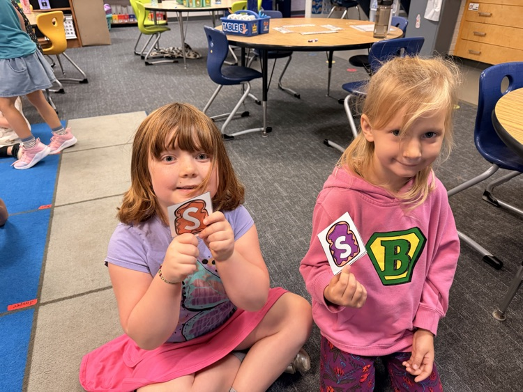 students together with letters