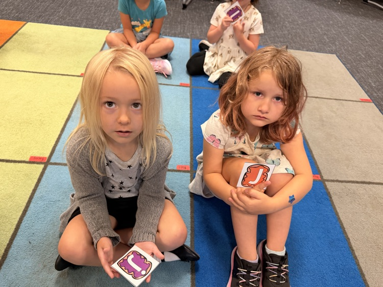 students together with letters