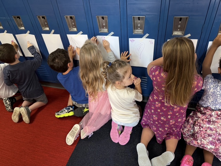 students writing