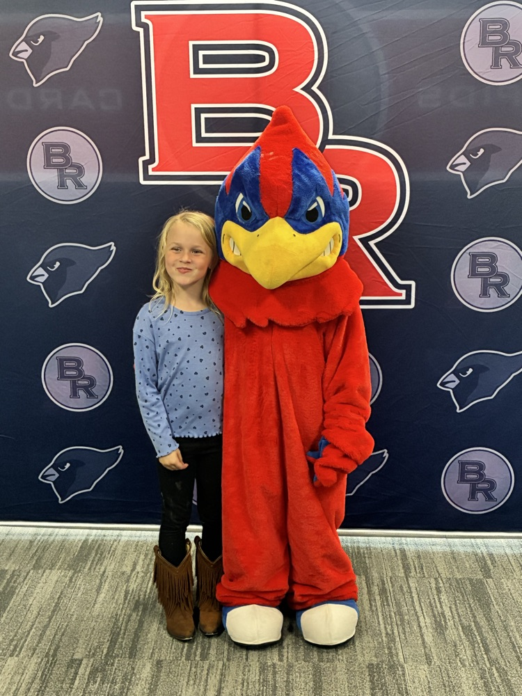a student with the BR Cardinal