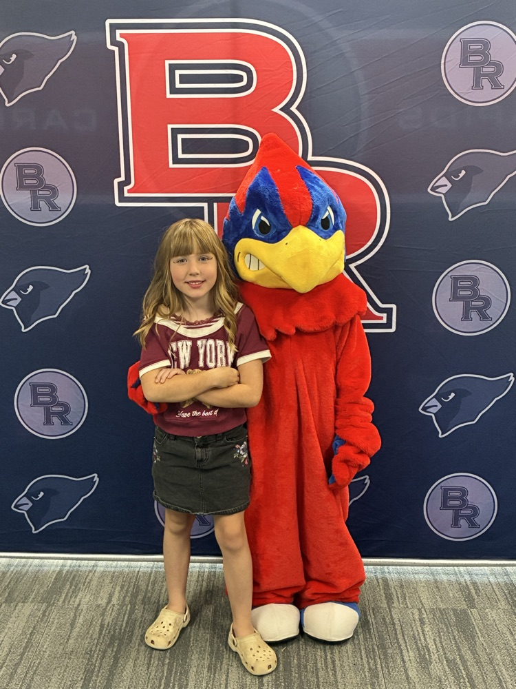 a student with the BR Cardinal