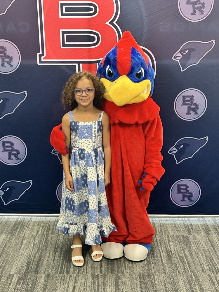 a student with the BR Cardinal