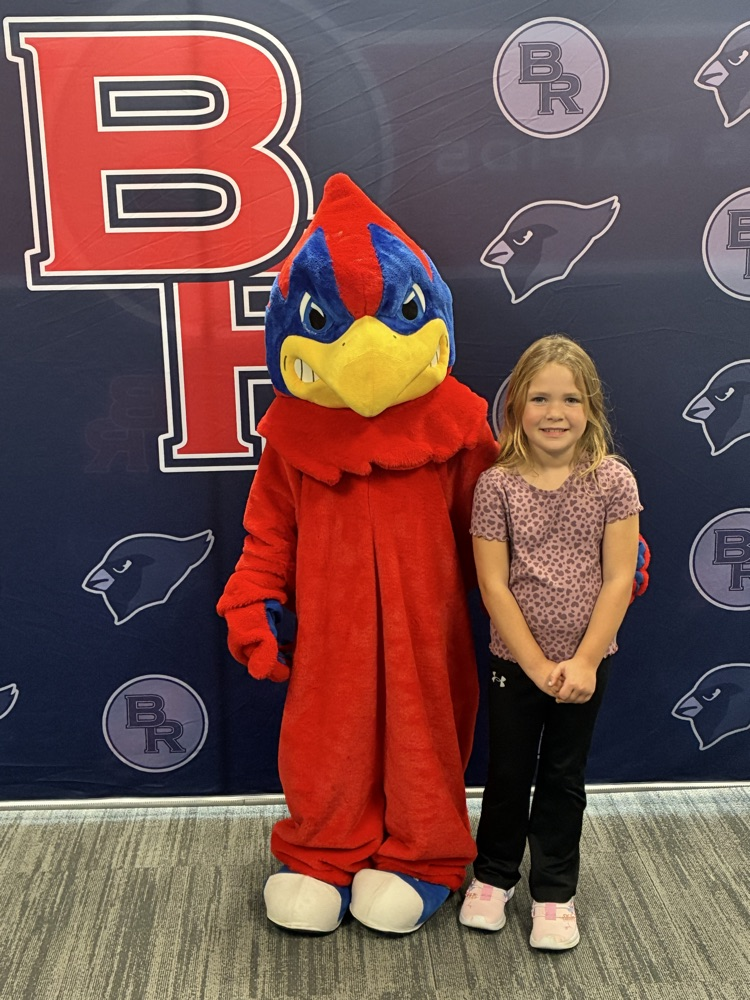 a student with the BR Cardinal